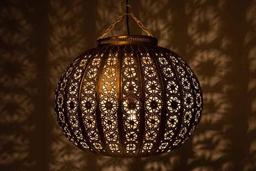 Marockansk lampa zink