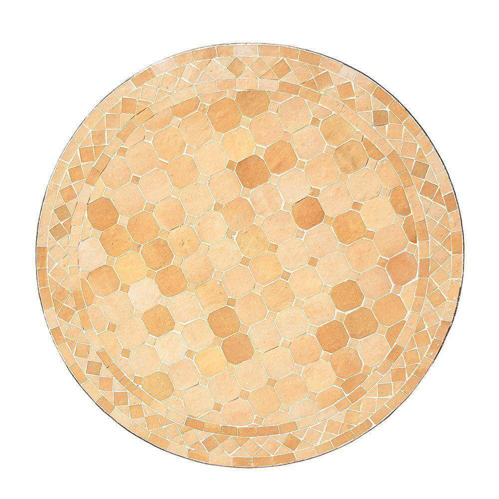 Mosaikbord Beige