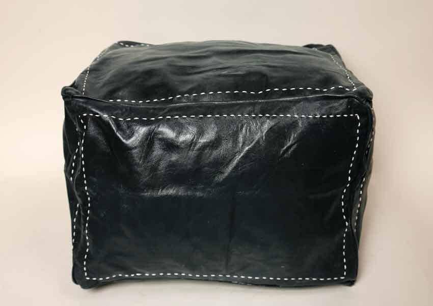 Marockanska Svart Puffar