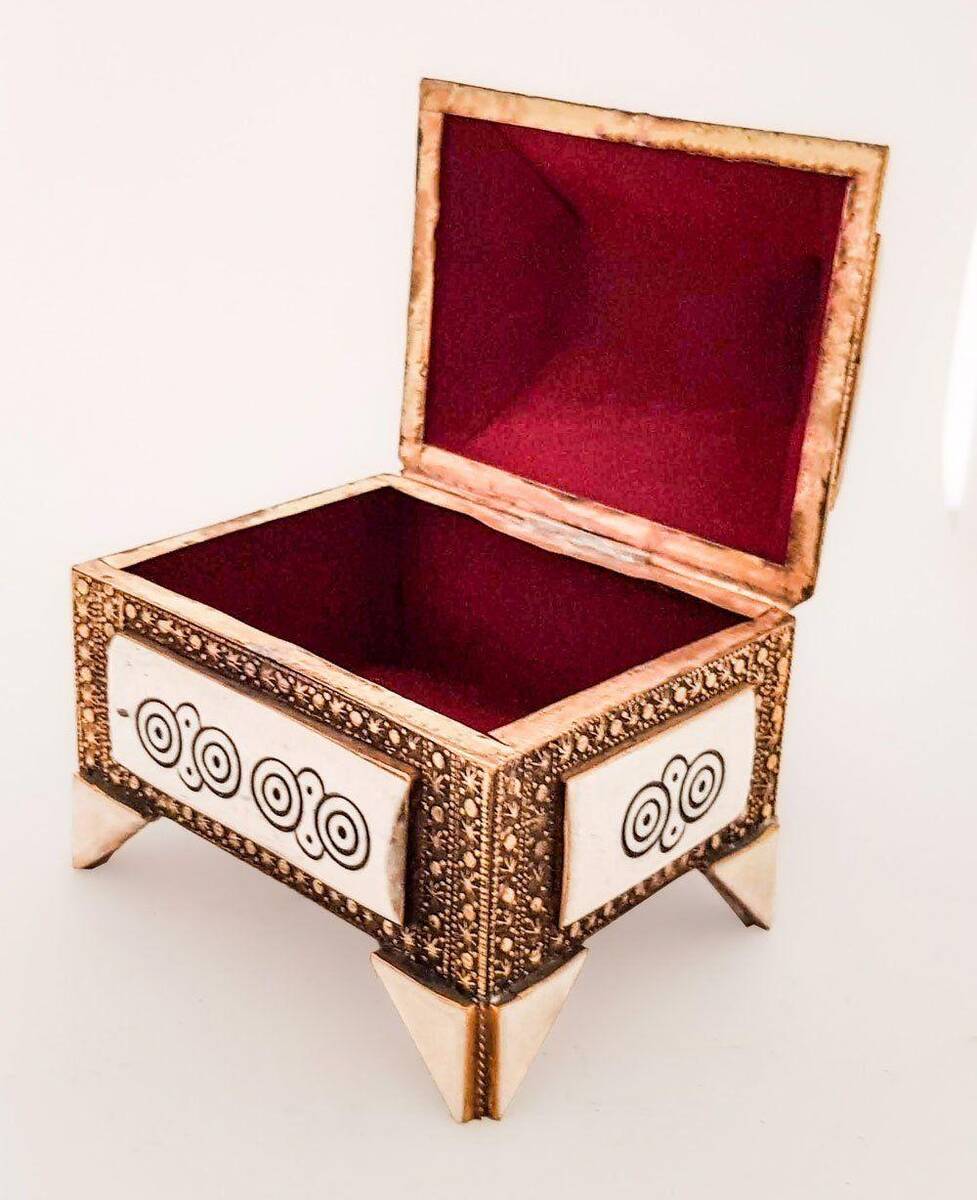 Marockanska Låda Vitt