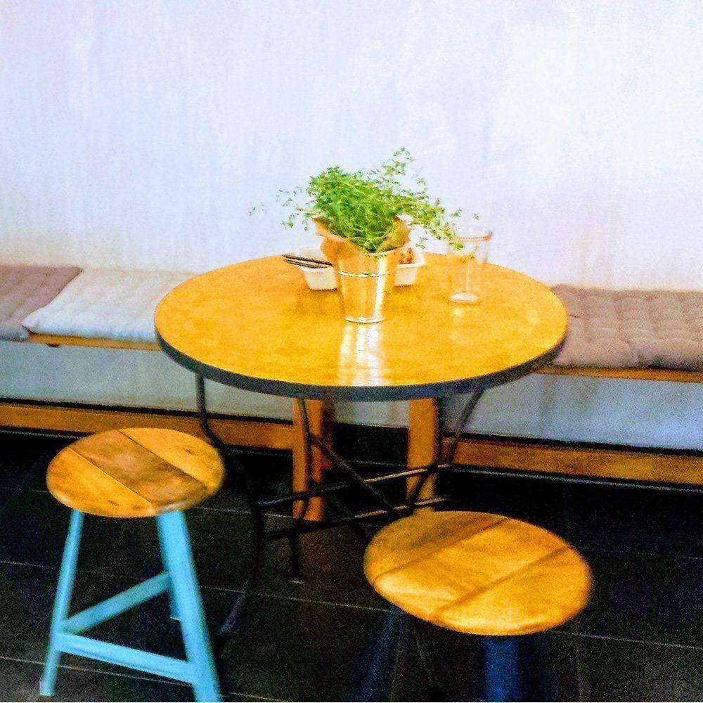 Mosaikbord Gul Ø: 70 cm 