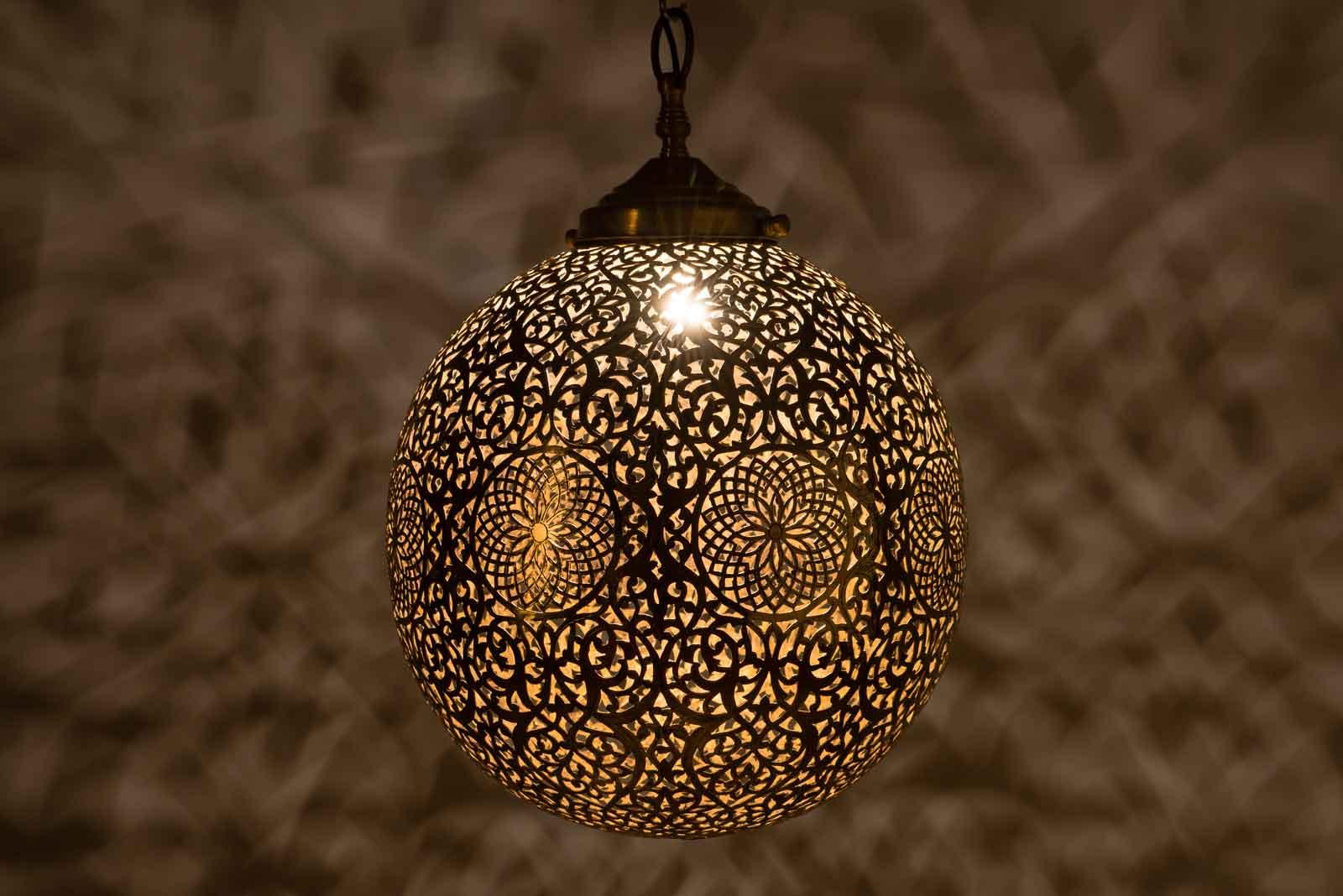 Marockansk Mässing lampa