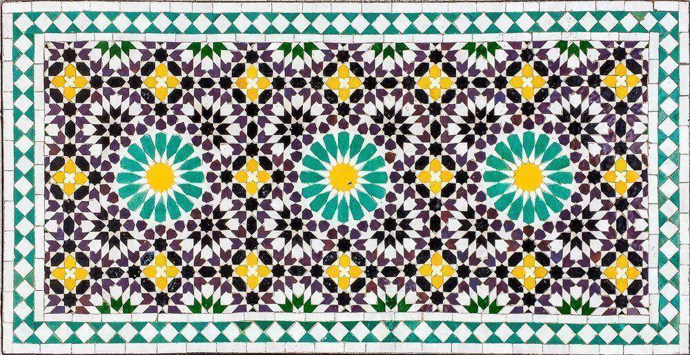 Rektangulärt Mosaikbord 