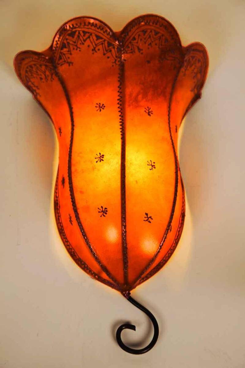 Marockanska Orange Lampa